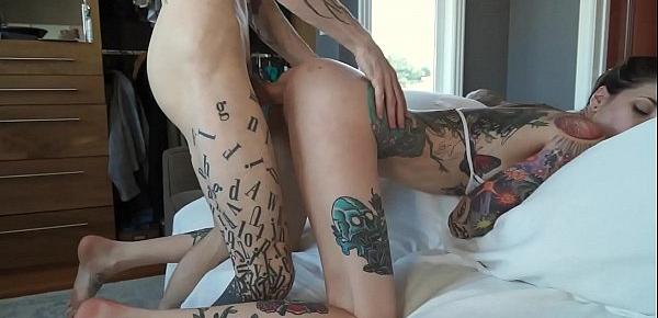  Tattoo Couple Creampie Hookup | Owen Gray Rocky Emerson